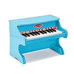Melissa &amp; Doug Learn-to-Play Wood Piano w/ Color-Coded Songbook (Blue) $30 + Free Shipping w/ Prime or on $35+