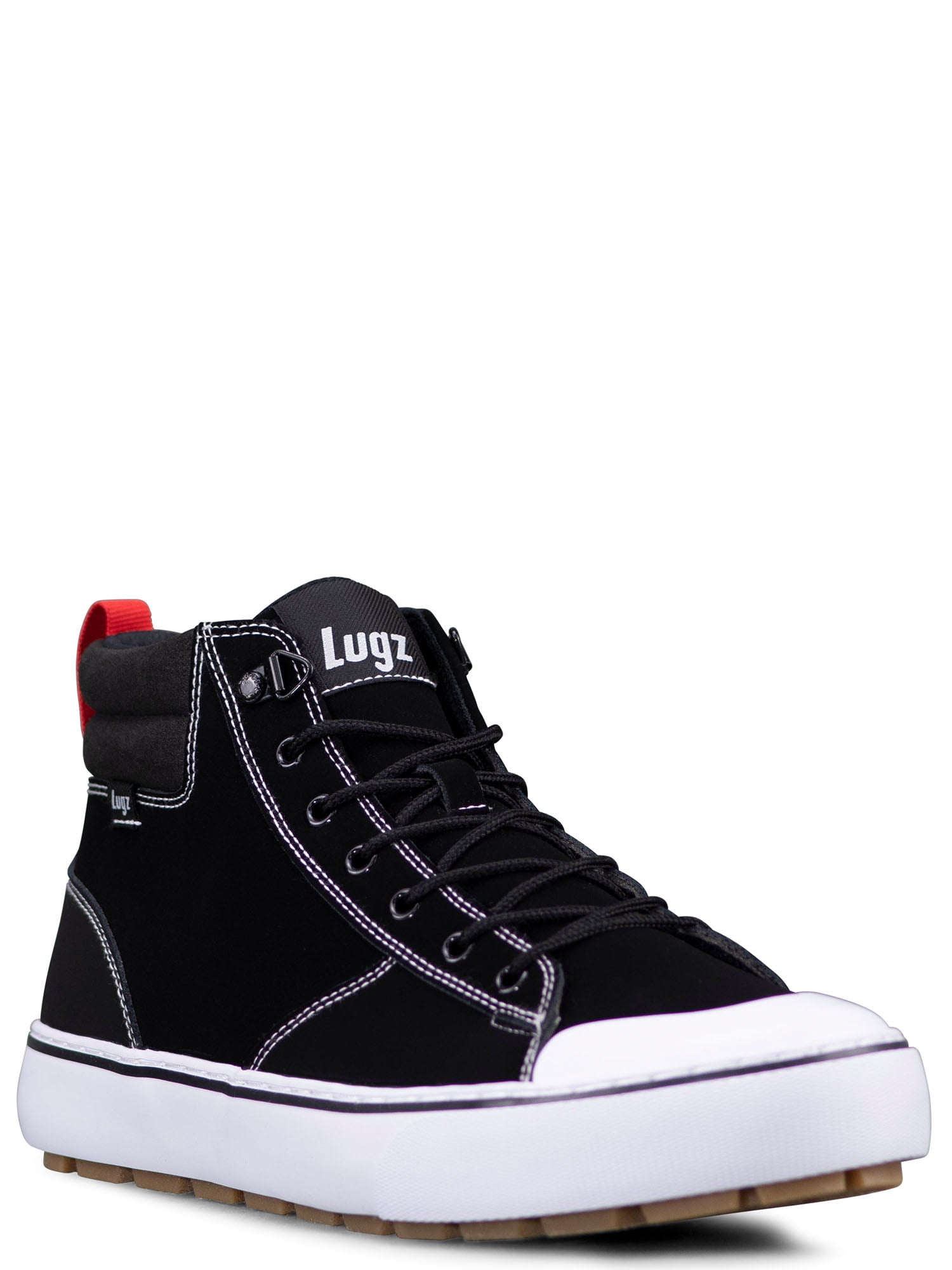 Lugz Men's Harrison Hi Chukka Sneaker (6.5 - 13, Black Synthetic Nubuck/White) $14.99 + Free S&H w/ Walmart+ or $35+