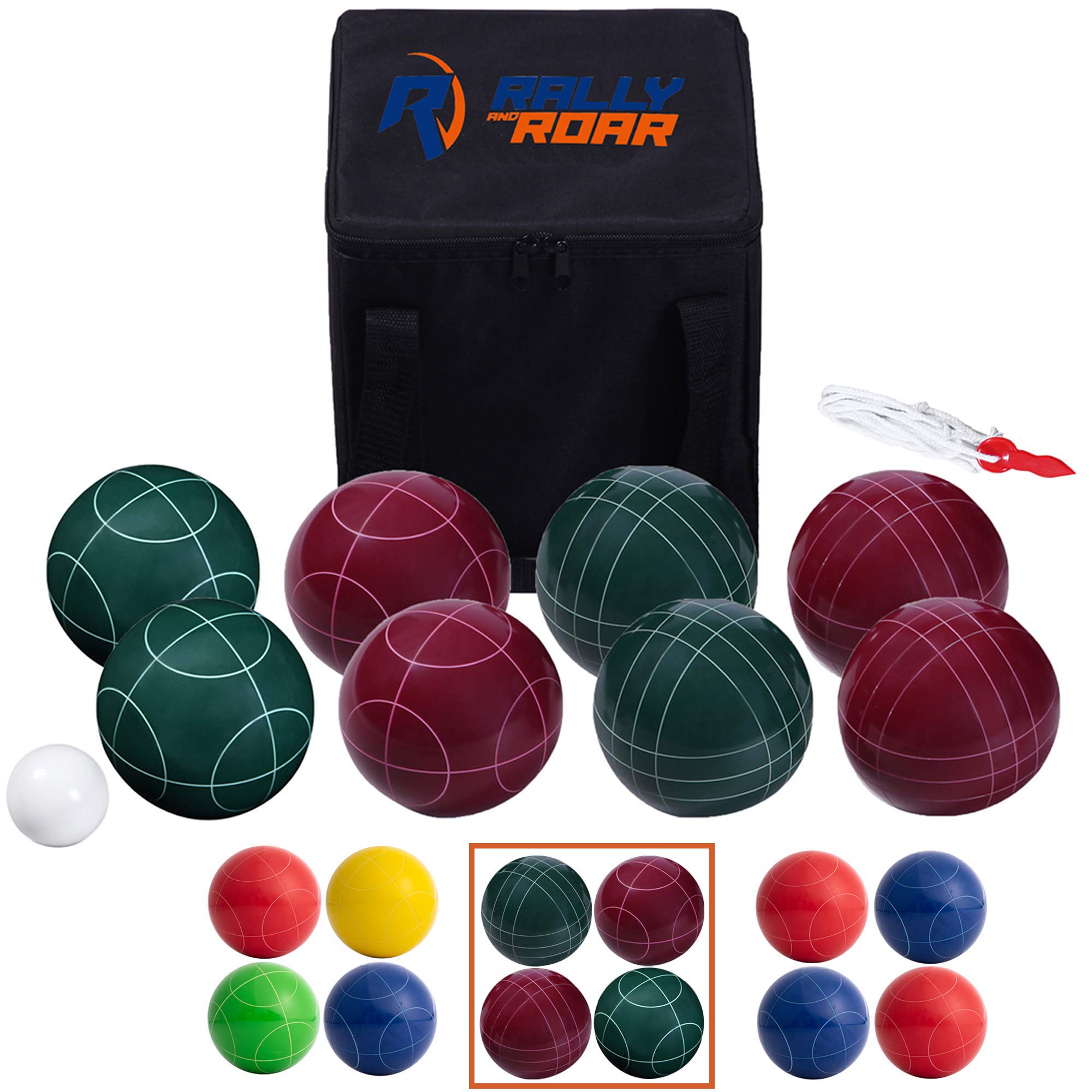 90mm Rally & Roar Backyard Bocce Ball Game Set (Red/Green) $13.10 + Free Shipping w/ Prime or on $35+