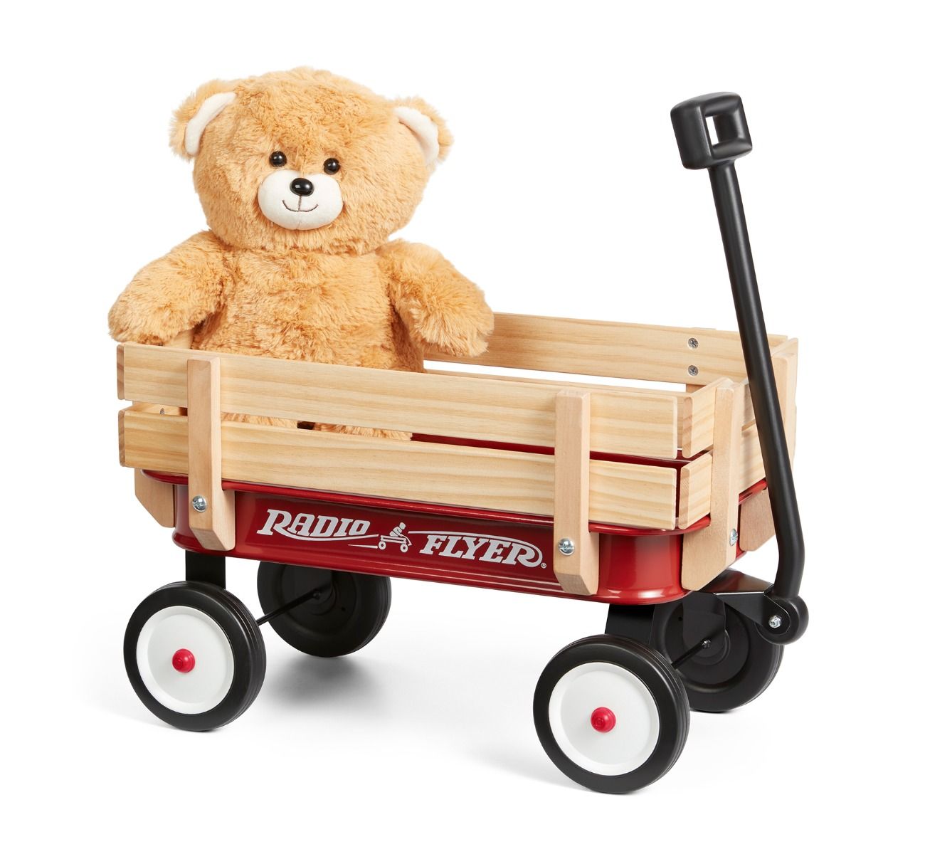 Radio Flyer: My 1st Steel & Wood Wagon w/ Teddy Bear $30, Little Red Roadster $35, 12V Turbo Go-Kart $110 & More + Free Shipping on $59+