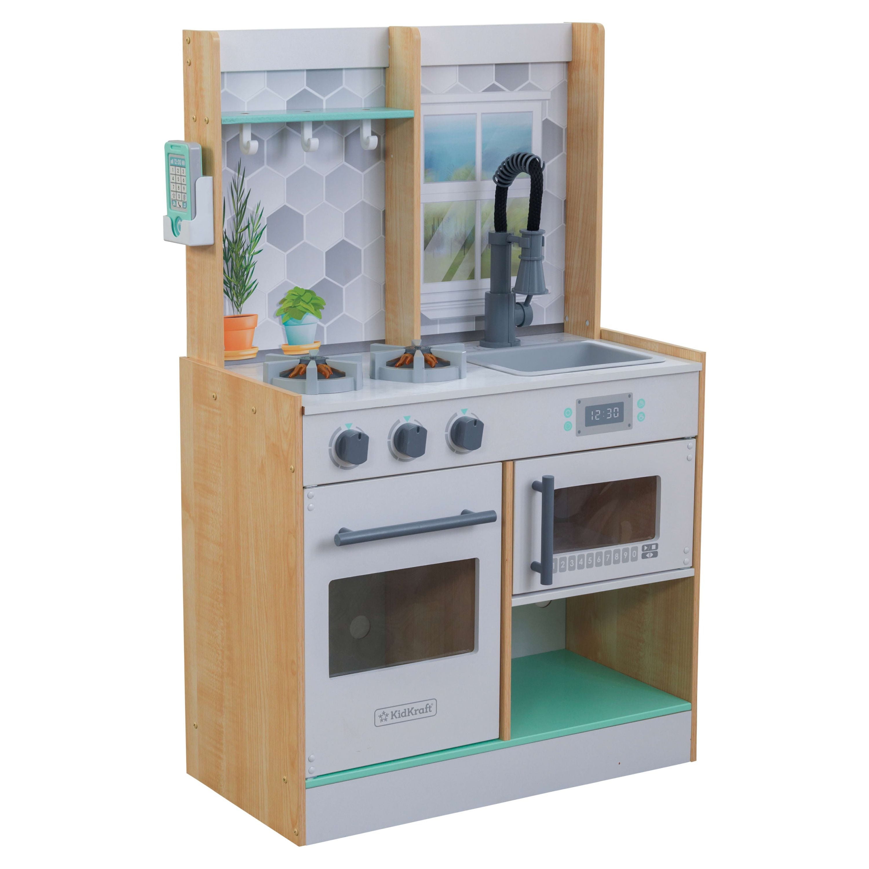 KidKraft Let's Cook Wooden Play Kitchen w/ Lights & Sounds (Natural) $44.76 + Free Shipping