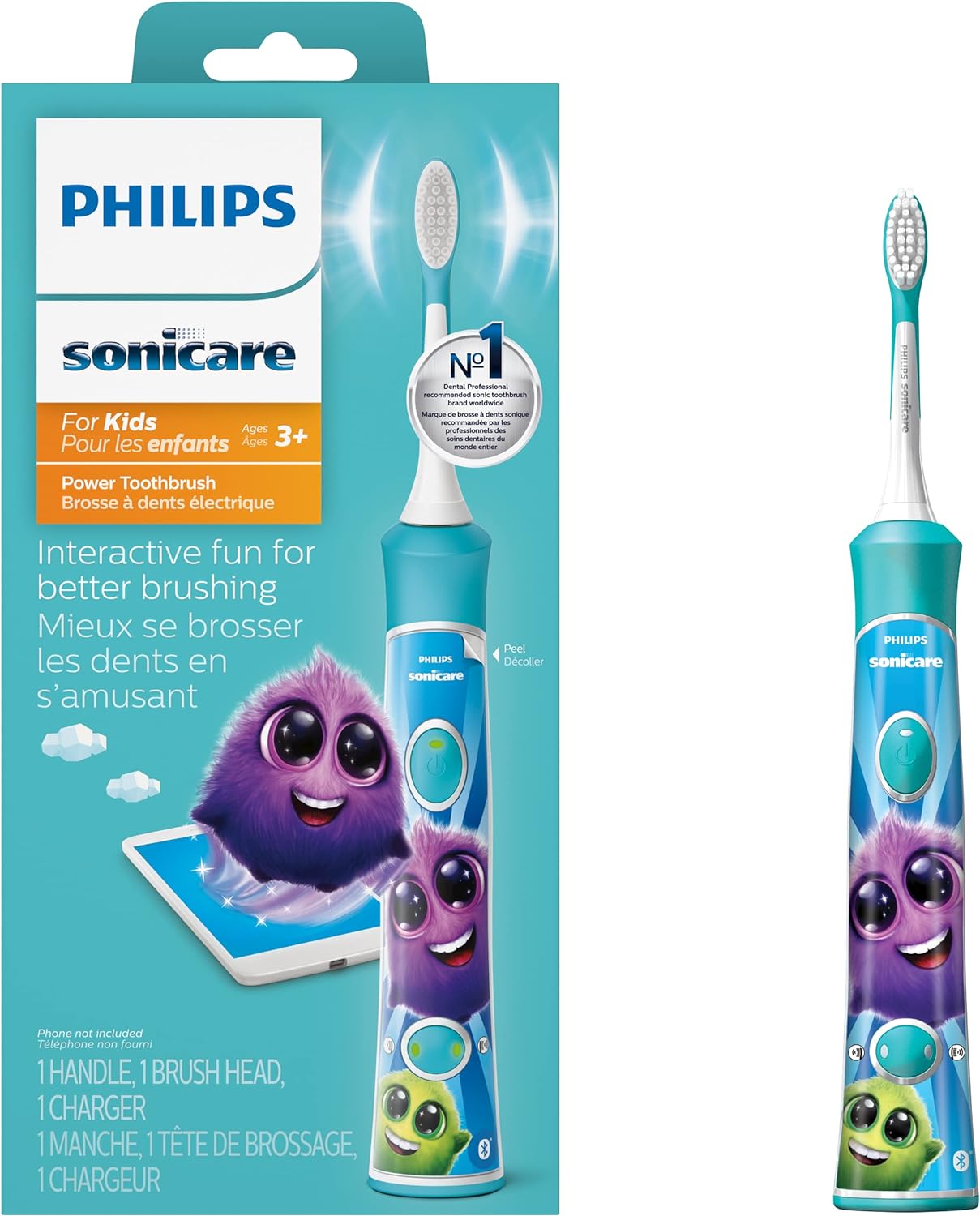 Philips Sonicare Kids' Connected Electric Toothbrush $20.97 + Free Shipping w/ Prime