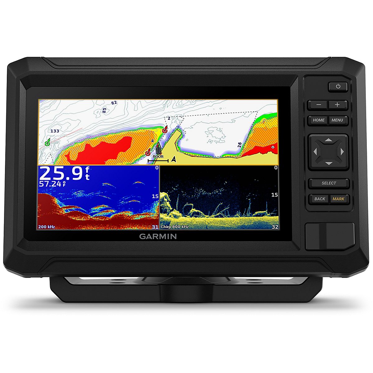 7" Garmin ECHOMAP UHD2 73cv Chartplotter Fishfinder w/ LakeVü g3 Maps & GT20-TM Transducer $330 + Free Shipping
