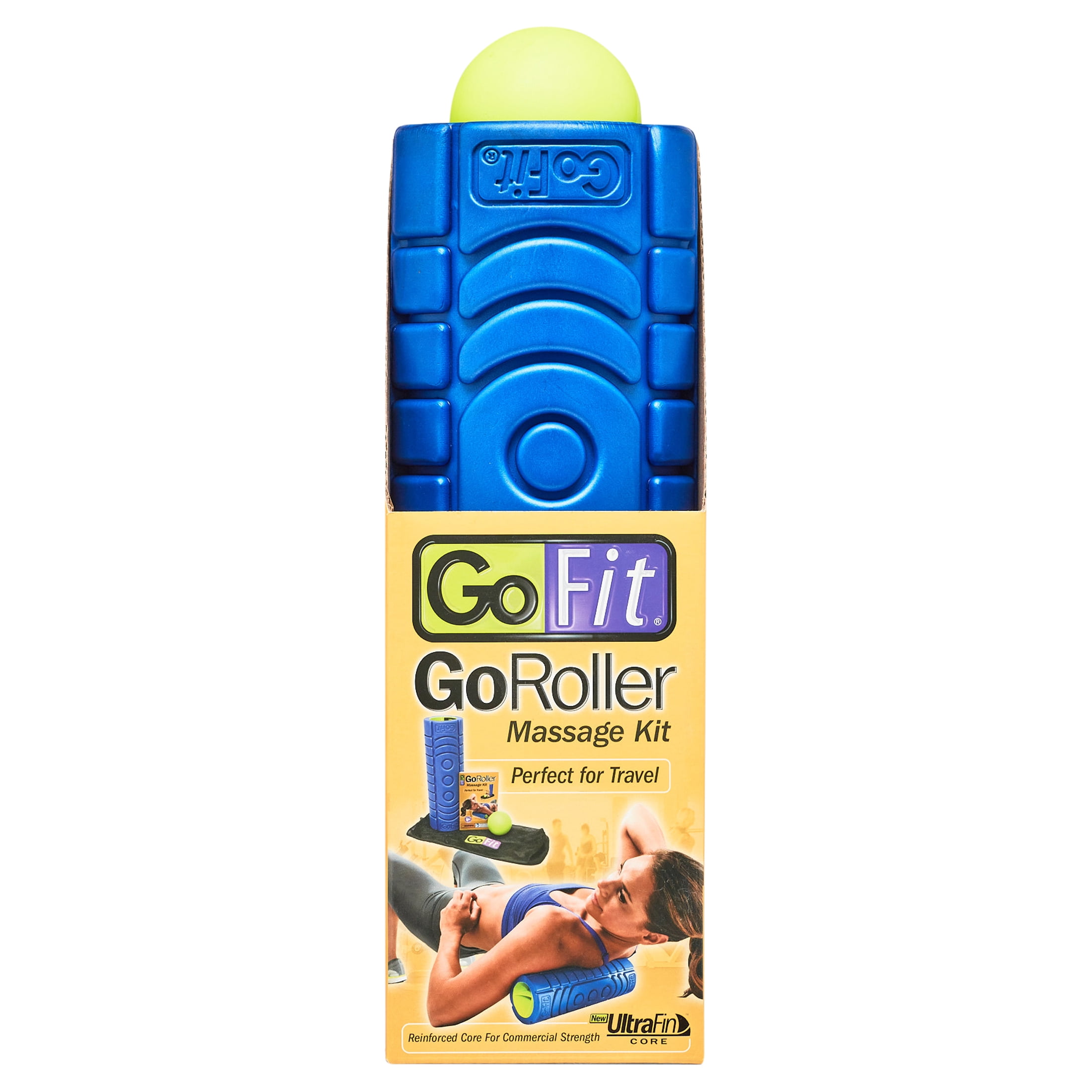 GoFit 12” Go Roller Massage Kit w/ Carry Bag $4.25 + Free S&H w/ Walmart+ or $35+