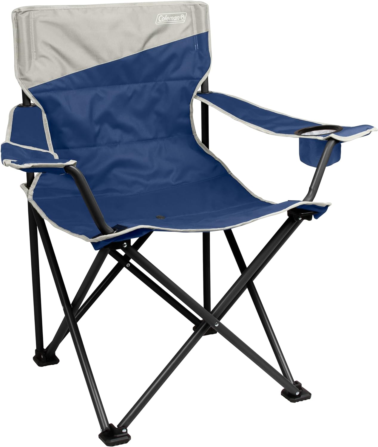 Coleman Big & Tall Quad Camp Chair (Supports 600-lbs, Blue) $25 + Free Shipping