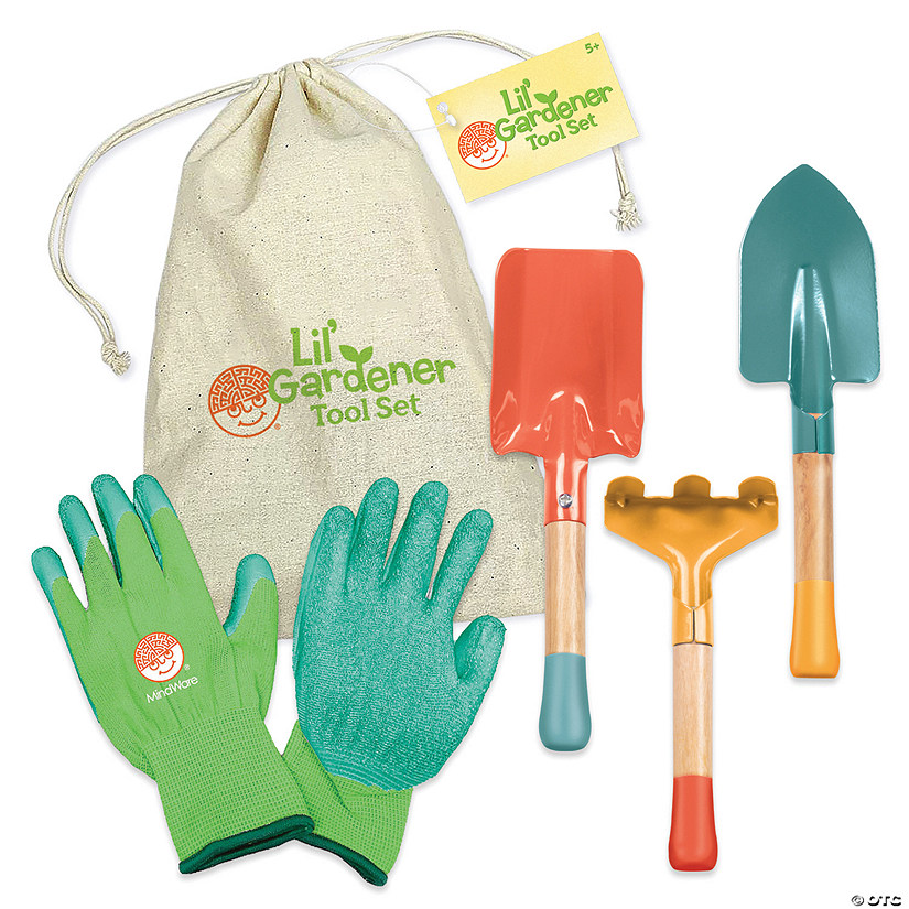 5-Piece MindWare Kids' Lil' Gardener Garden Tool Set $6.97 + Free Shipping