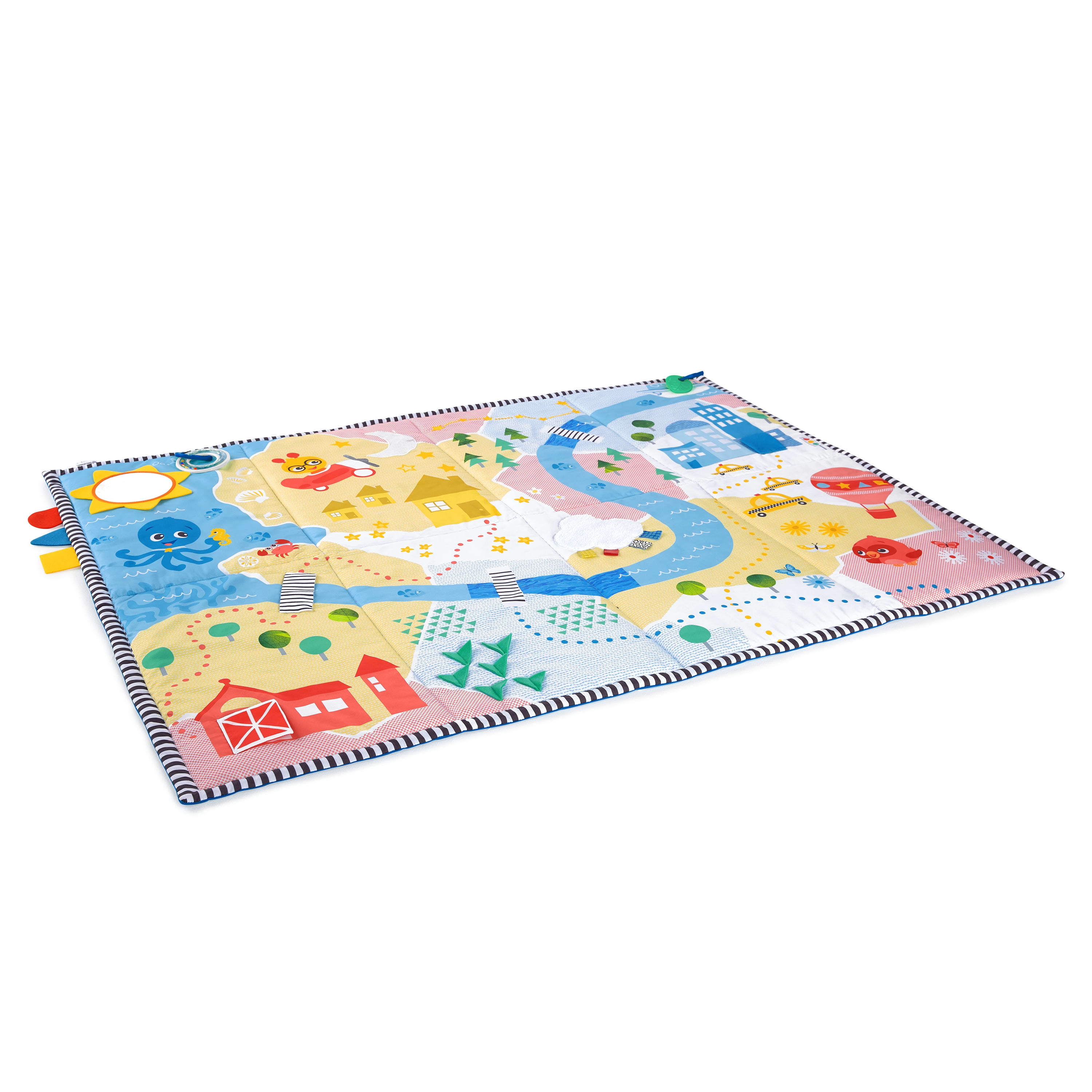 Baby Einstein Sea & City Sensory Playscape Tummy Time Activity Mat w/ 3 Detachable Toys $16.47 + Free S&H w/ Walmart+ or $35+