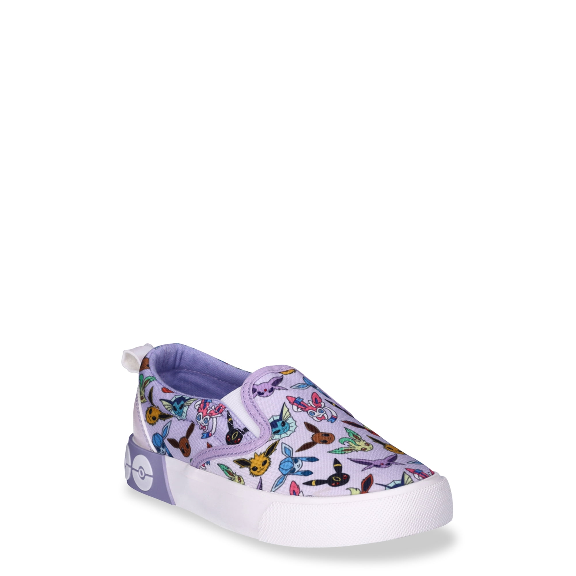 Pok mon girls eevee low top slip on sneakers 2 5 purple from 10 87