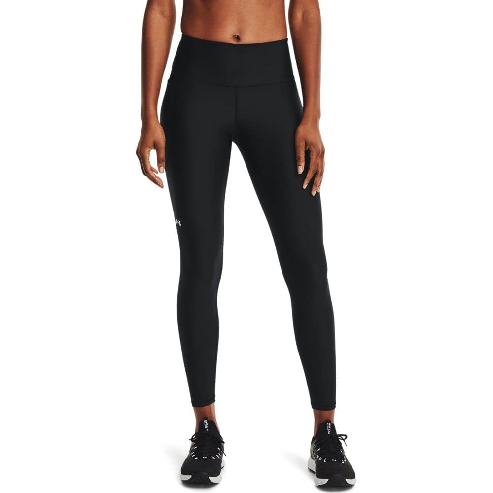 Under Armour Women's HeatGear No-Slip Waistband Full-Length Black Leggings (Short, Regular & Tall) $16.99 + Free Shipping w/ Prime or on $35+