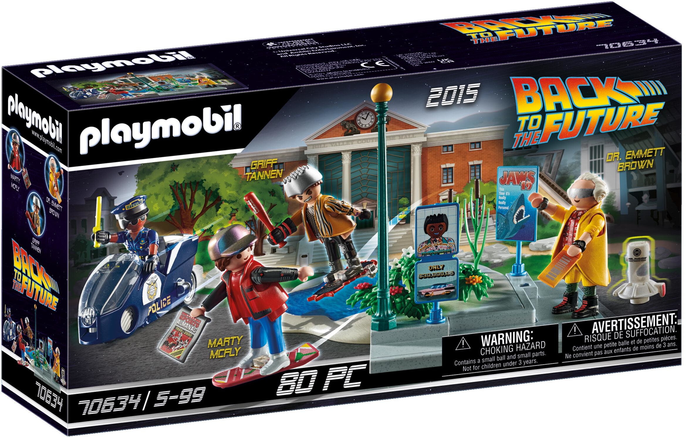 80-Piece Playmobil Back to the Future Part II Hoverboard Chase Playset $7.97 + Free Shipping w/ Walmart+ or on $35+