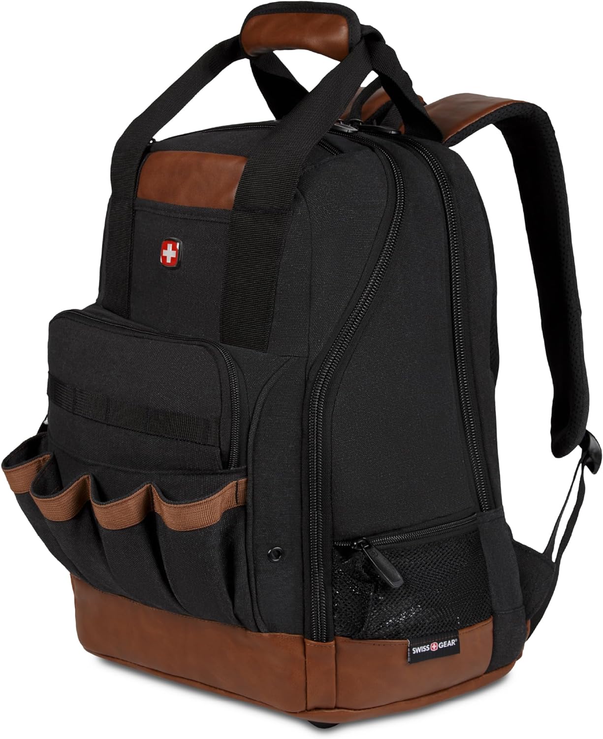 SwissGear 2767 USB Work Pack Pro Tool Backpack (Black/Brown)