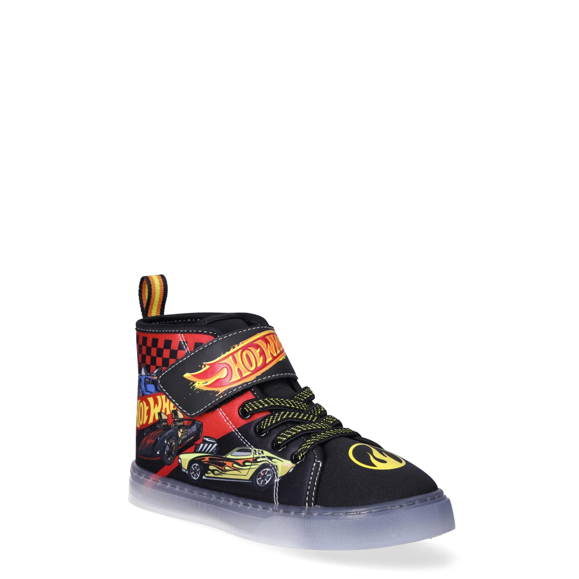 Boys' Lighted Hi-Top Sneakers (10-4): Hot Wheels or Spider-Man $12.90 (or less) + Free S&H w/ Walmart+ or on $35+
