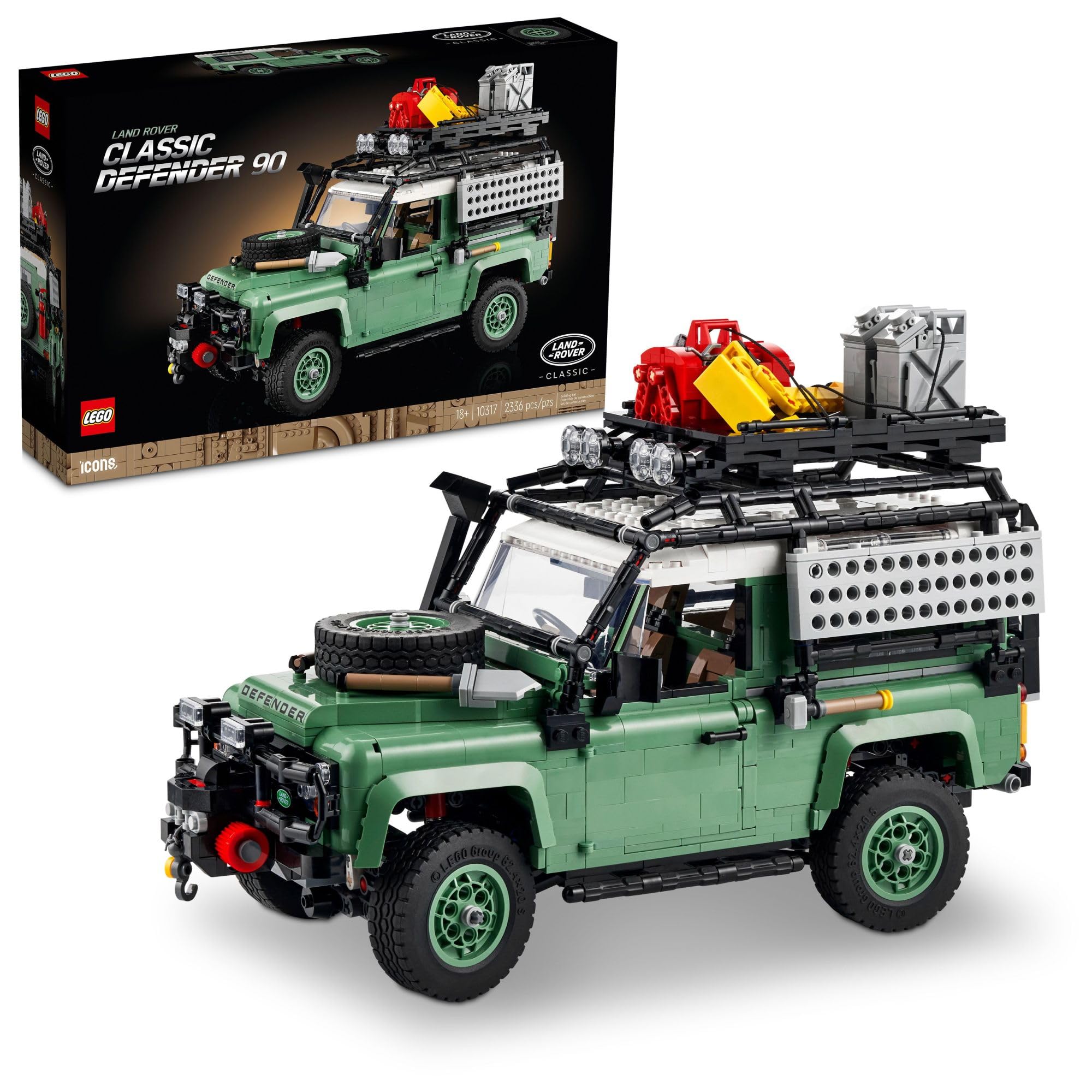 2336-Piece LEGO Icons Land Rover Classic Defender 90 (10317) $175 + Free Shipping