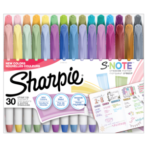 30 Count Mixed Color Sharpie Permanent Markers – Pens 4 Pennies
