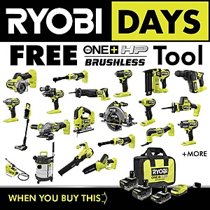 Black friday ryobi one+ outlet