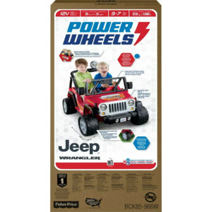 Power wheels sale jeep wrangler charger
