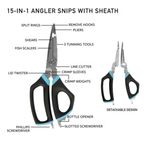 6-Piece Realtree Angler Combo Fishing Pliers & Tool Kit $10 + Free S&H w/  Walmart+ or $35+