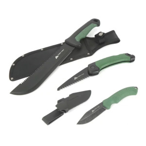 11 Piece Ozark Trail Camping Tool Set Black Green 14.97