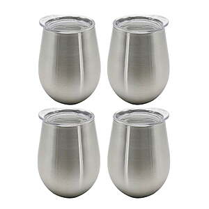 Stainless steel hot sale wine tumblers