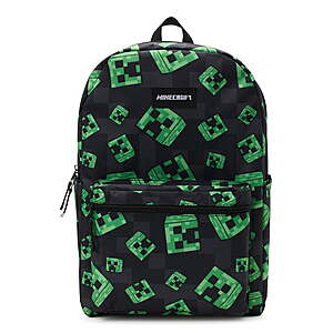 17" Laptop Backpack: Minecraft Creeper, TMNT Pizza, DC Comics Batman Bat Signal, Disney Mickey Mouse Ears & More $  7 + Free S&H w/ Walmart+ or $  35+