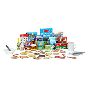 58-Piece Melissa & Doug Deluxe Kitchen Collection Cooking & Play Food Set $  10  + Free S&H w/ Walmart+ or $  35+