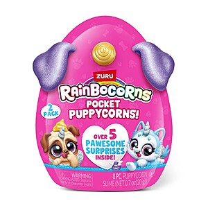 Zuru Rainbocorns Pocket Puppycorn Surprise w/ 2 Figures & 5 Surprises $2.61 + Free Store Pickup at Target or FS on $35+