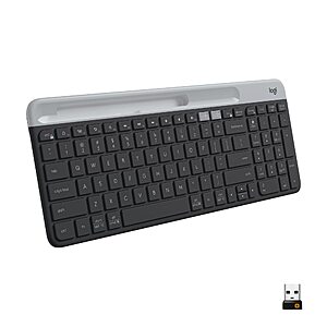 Logitech K585 Slim Multi-Device Wireless Keyboard (Graphite) $29.99 + Free Shipping w/ Prime or on $35+