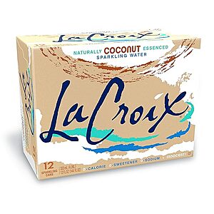 12-Count 12-Oz LaCroix Sparkling Water (Orange or Coconut) $3.75 + Free Shipping w/ Prime or on $35+