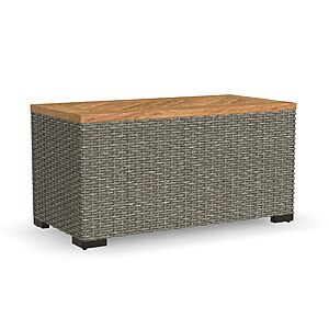 Homestyles Boca Raton Outdoor Wicker Furniture (Grey): Storage Table $  54.70 or Arm Chair $  95.42 + Free Shipping