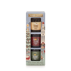 3-Piece Yankee Candle Holiday Party Minis Gift Set + Big Apple Christmas Mini Candle $  6 & More + Free Shipping