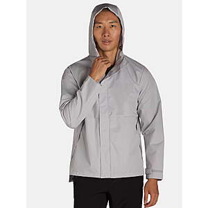 Ozark Trail Men's Hooded Rain Jacket (Various Colors) $13.50