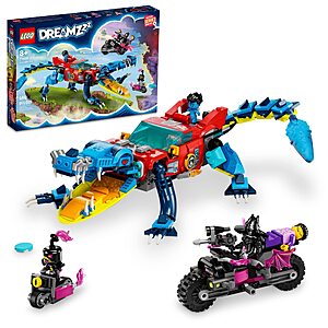 494-Piece LEGO DREAMZzz Crocodile Car Building Toy Set .80