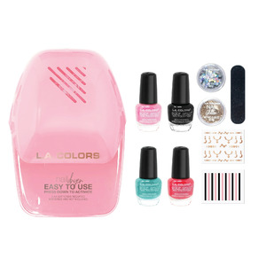 10-Piece L.A. Colors Nail Polish w/ Dryer Gift Set $6.77 + Free S&H w/ Walmart+ or on $35+