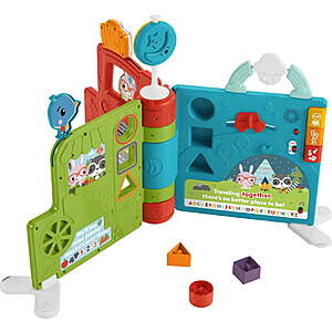 Fisher-Price Infant to Toddler Sit-to-Stand Giant Activity Book Toy Play Center .70