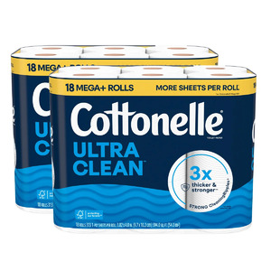 Costco Members: 36-Count Mega+ Rolls Cottonelle Ultra Toilet Paper $23.99 + Free Shipping