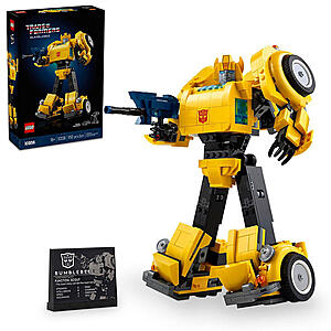 Sam's Club Members: LEGO Icons: 950-Piece Transformers Bumblebee $71.99 or 493-Piece Leonardo da Vinci's Flying Machine $39.99 + Free Shipping on $50+ Plus Members