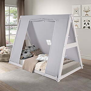 P'kolino Kids' Tent Floor Bed (Twin, White/Grey) $58.48 + Free Shipping
