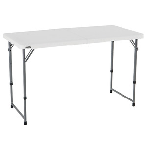 4' Lifetime Height Adjustable Indoor/Outdoor Folding Table $33.97 + Free S&H w/ Walmart+ or on $35+