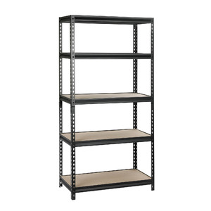 5-Tier WorkPro Steel Storage Shelf Unit (4000lb Total Capacity, Black)  + Free Shipping