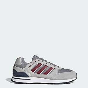 adidas Men's Run 80s Sneakers (Grey Three/Shadow Red/Shadow Navy)  + Free Shipping