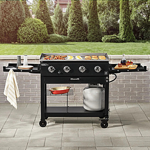 Sam's Club Members: 4-Burner Member's Mark Gas Griddle w/ Cover & Scraping Tool 0 + Free S&H for Plus Members