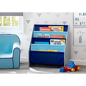 Delta Children Sling Book Rack Bookshelf (Grey/Blue) $20.82 + Free Shipping w/ Prime or on $35+