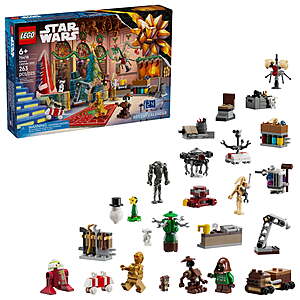 263-Piece 2025 LEGO Star Wars Advent Calendar $31.49 + Free S&H w/ Walmart+ or on $35+