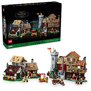 3304-pc LEGO Icons Medieval Town Square Build & Display Model (10332) 4 + Free Shipping