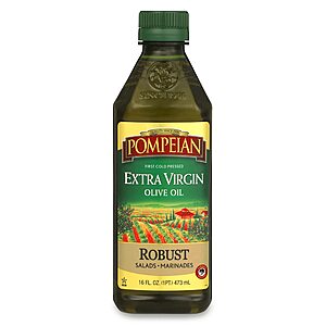 16-Oz Pompeian Robust Extra Virgin Olive Oil $3.31 w/ S&S & More + Free Shipping w/ Prime or on $35+
