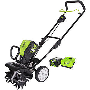 Greenworks 80V 10" Cultivator/Tiller w/ 2Ah Battery & Charger (2800302) $139.99 + Free Shipping