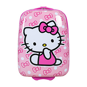 16" Kids' Carry-On ABS Hardside Spinner Luggage: Hello Kitty, Bluey, Spider-Man & More $29 each 