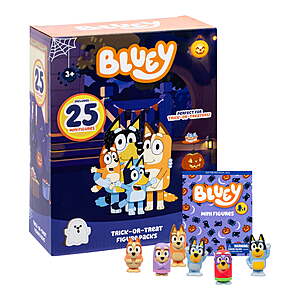25-Count 1" Bluey Halloween Trick-or-Treat Mini Figures (Individually Bagged) $10 + Free S&H w/ Walmart+ or on $35+