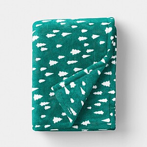 Wondershop Christmas Plush Throw Blankets & Pillows (Various)  each + Free Store Pickup