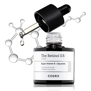 COSRX: 0.67-Oz The Retinol 0.5 Oil + 0.67-Oz The Retinol 0.1% Cream $13.99 w/ S&S + Free Shipping w/ Prime or on $35+